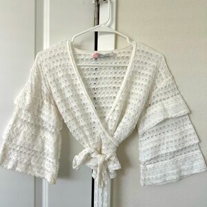 Free People Beach Wrap Top Swim Coverup